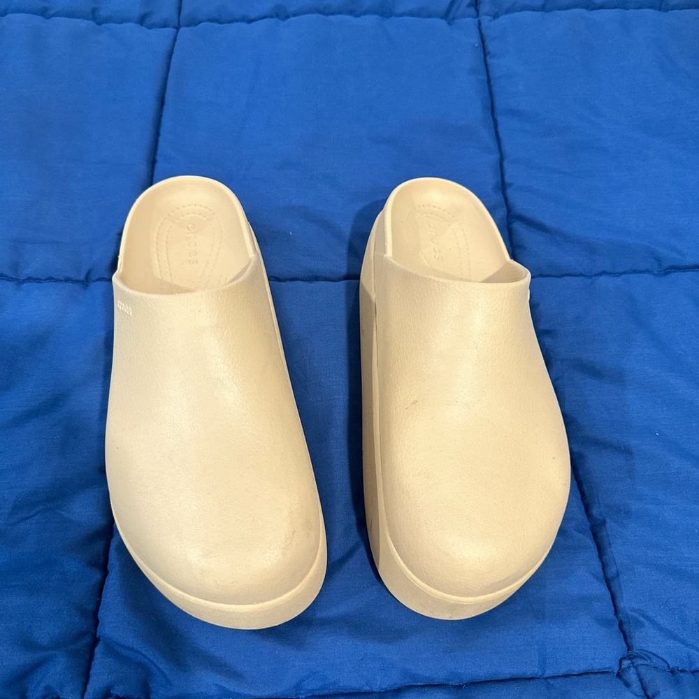 Cream Mules & Clogs